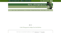 Desktop Screenshot of koruchiropractic.ie